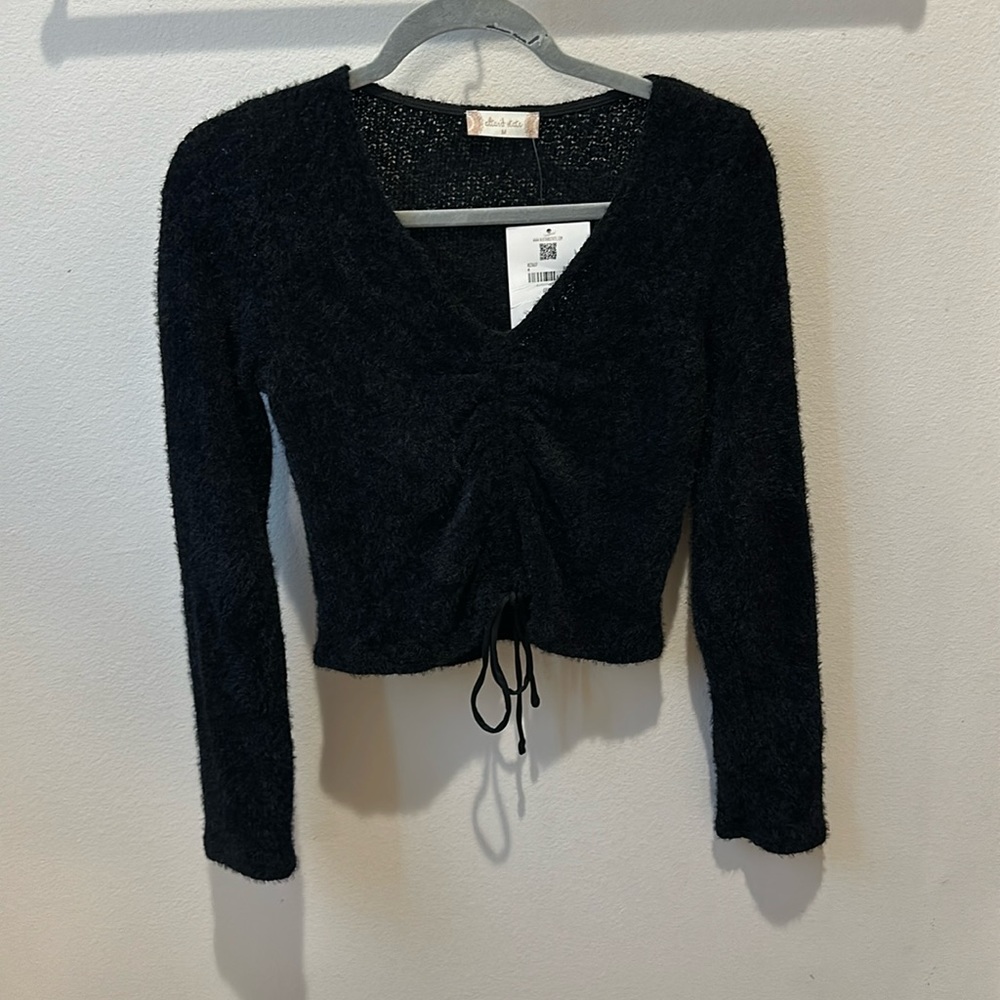 NWT Altar’d State Cropped Cinch Sweater